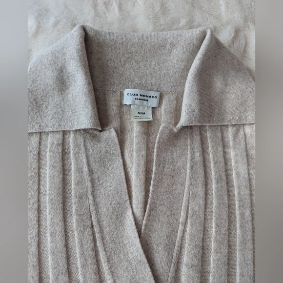 Club Monaco Cashmere Rib Dress - Picture 3 of 5